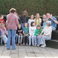 groepsfoto's in fotoalbum
